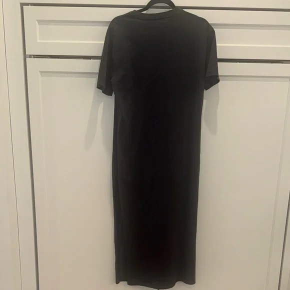 Abercrombie & Fitch Dark Grey T-Shirt Maxi Dress - Picture 6 of 6
